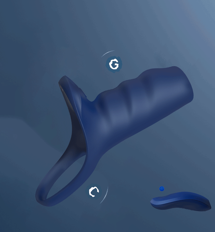 Vibrating Penis Sleeve Cock Extender with Remote - image 0