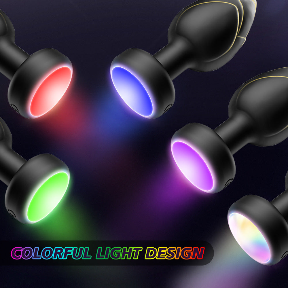 Led Light Up Butt Plug With 10 Vibration Modes with Remote - image 0