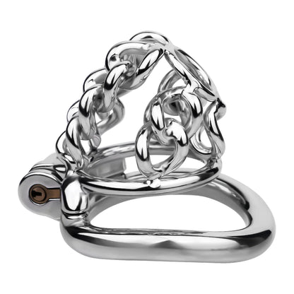 Thick Chainmail Steel Chastity Cage - image 4