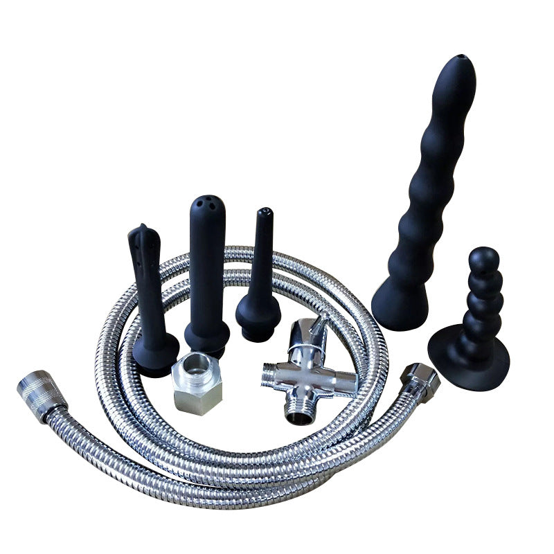Premium Shower Enema Set with Silicone Tips - B - image 4