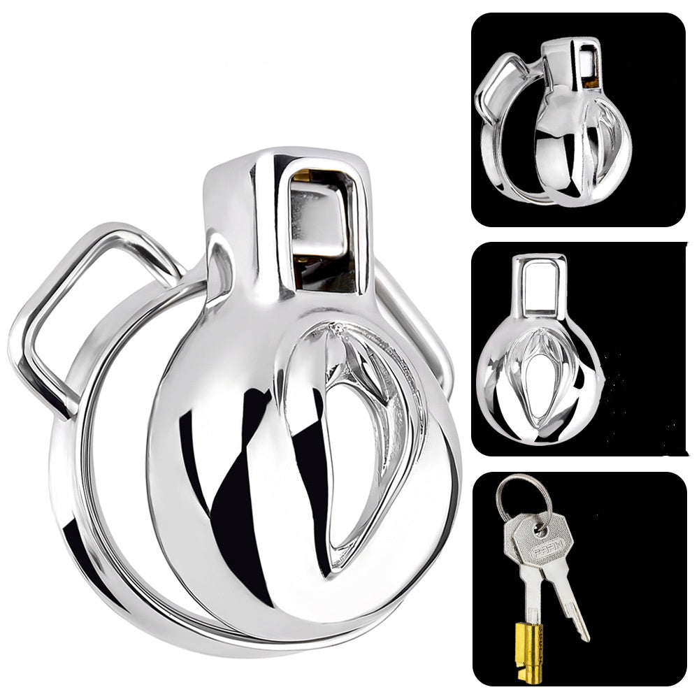 Stainless Steel Sissy Chastity Cage - image 0