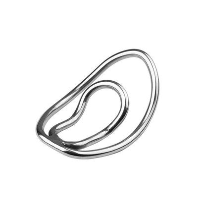 Metal Skeleton Foreskin Clip Penis Clamp Toy - Silver - image 0