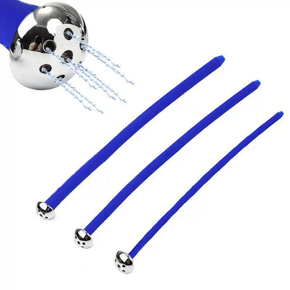 Multi-Style Urethral Sounds - Blue Multi-Hole-8mm - image 14