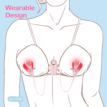 DuoPulse – 2-in-1 Wearable Nipple Clamp Vibrator - image 4