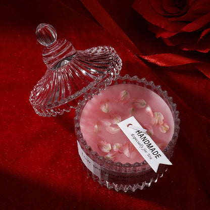 Low-temperature Flirtatious Candle with Dried Flower - image 0
