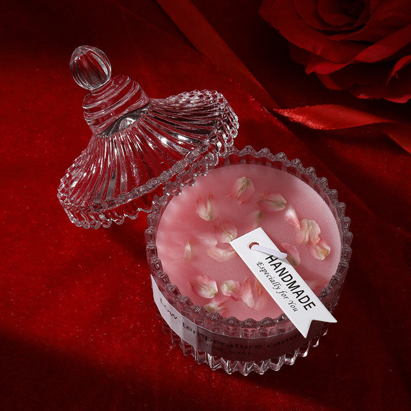 Low-temperature Flirtatious Candle with Dried Flower - image 0