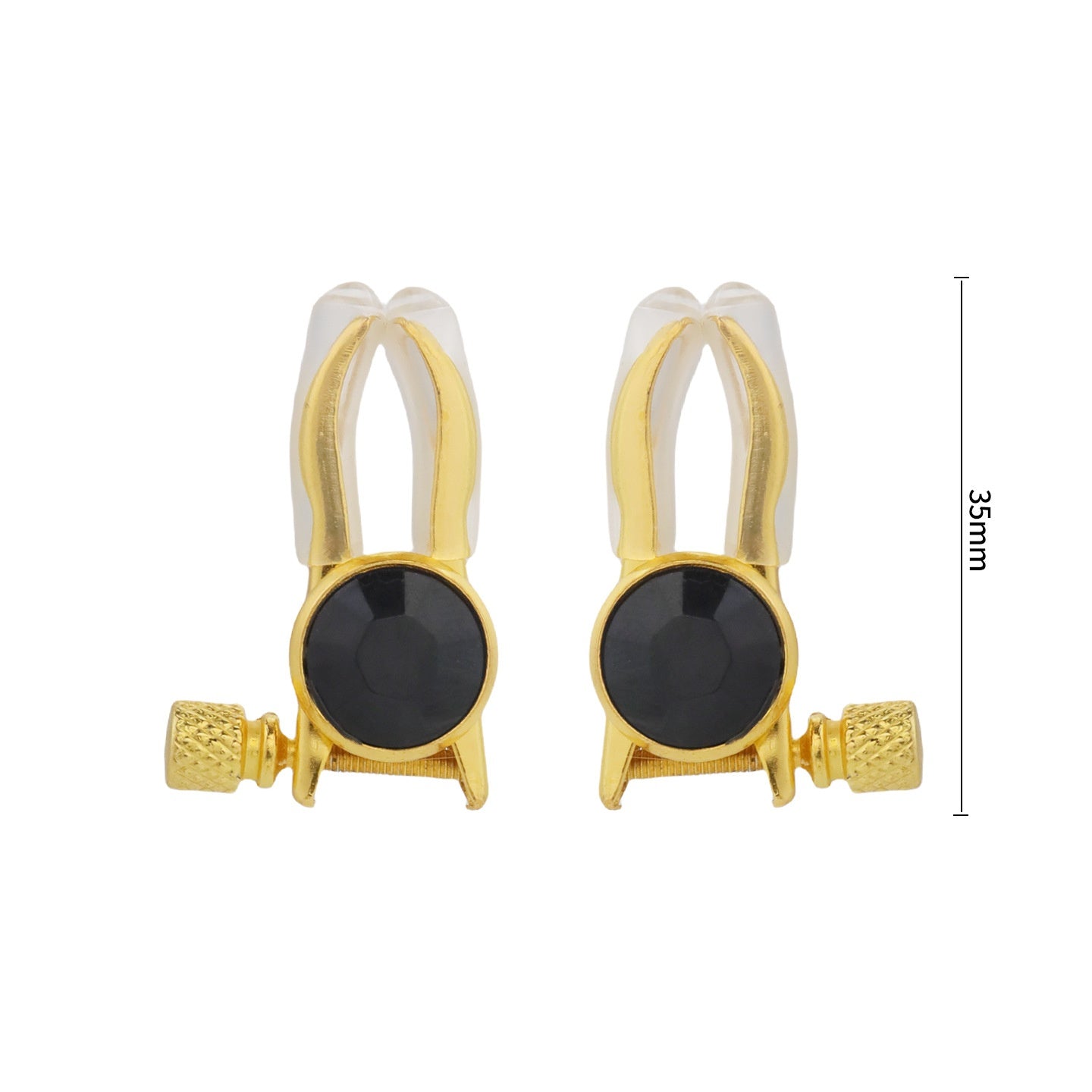 Crystal Base Adjustable Nipple Clamp - Black - image 11