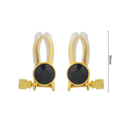 Crystal Base Adjustable Nipple Clamp - Black - image 11
