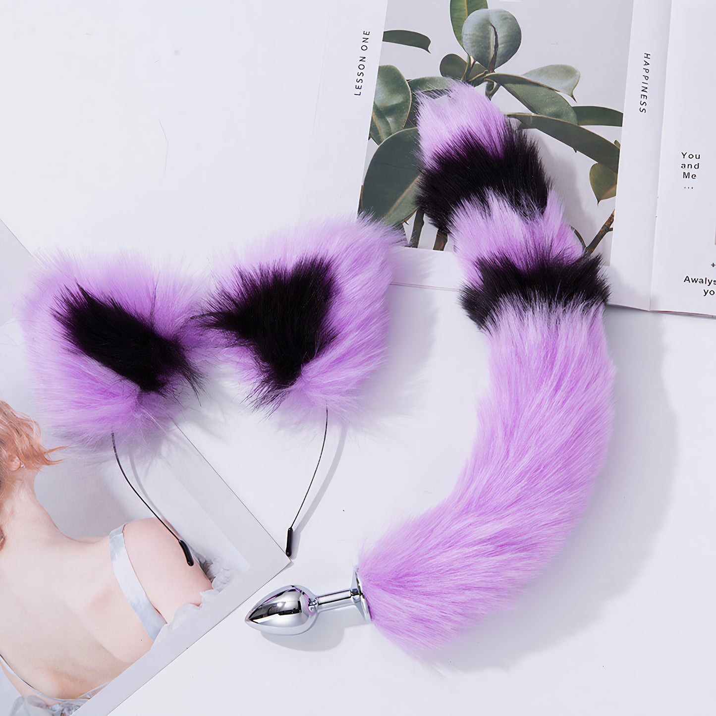Multicolored Tail & Ears Pet Sets - B - image 2