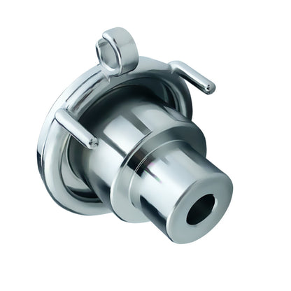 Steel Inverted Chastity Cage with Urethral - image 0
