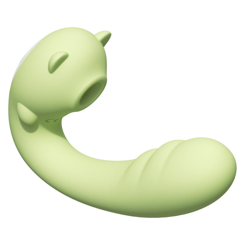 Cute Bear Powerful Vibrator - Green - image 3