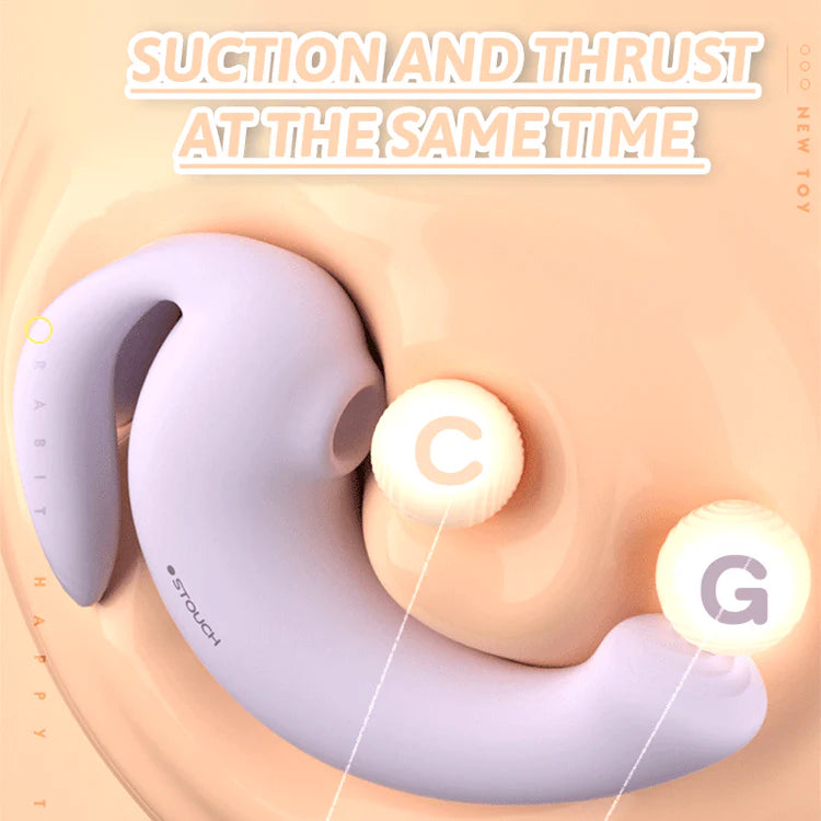 Rabbit Ear Suction & Vibration Massager - image 1