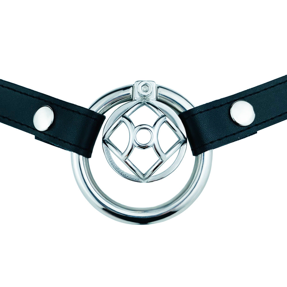 No Escape Chastity Cage with Belt - image 0
