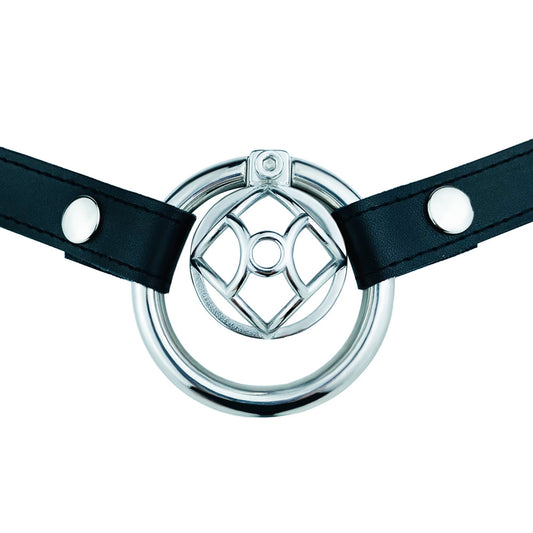 No Escape Chastity Cage with Belt - image 0