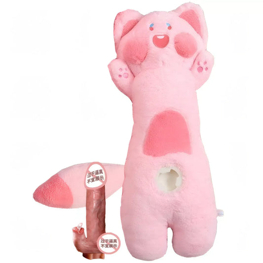 Plush Kitty Companion Pillow - Pink - image 4
