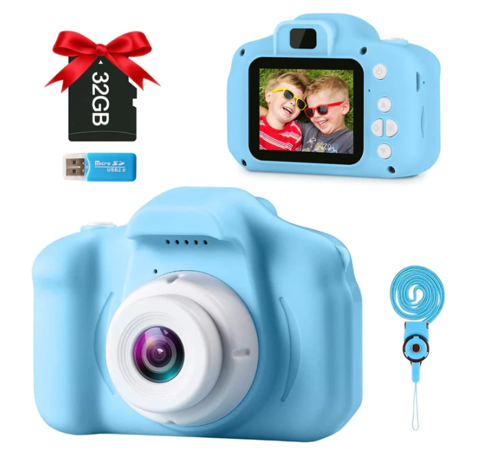 Kids Camera with 32GB SD Card Educational Toy