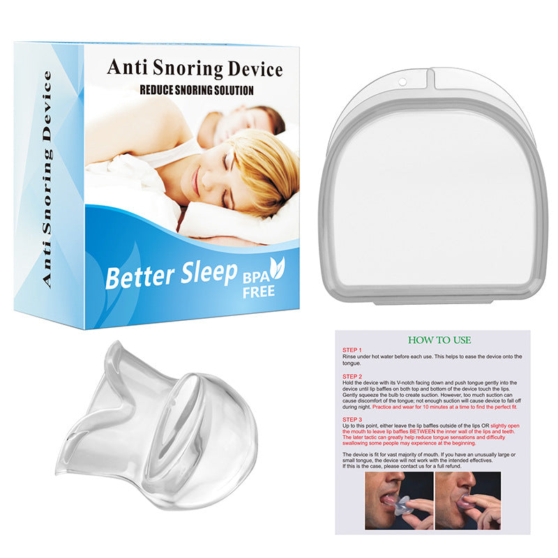 Snore Stopper Apnea Tongue Stabilizing Device