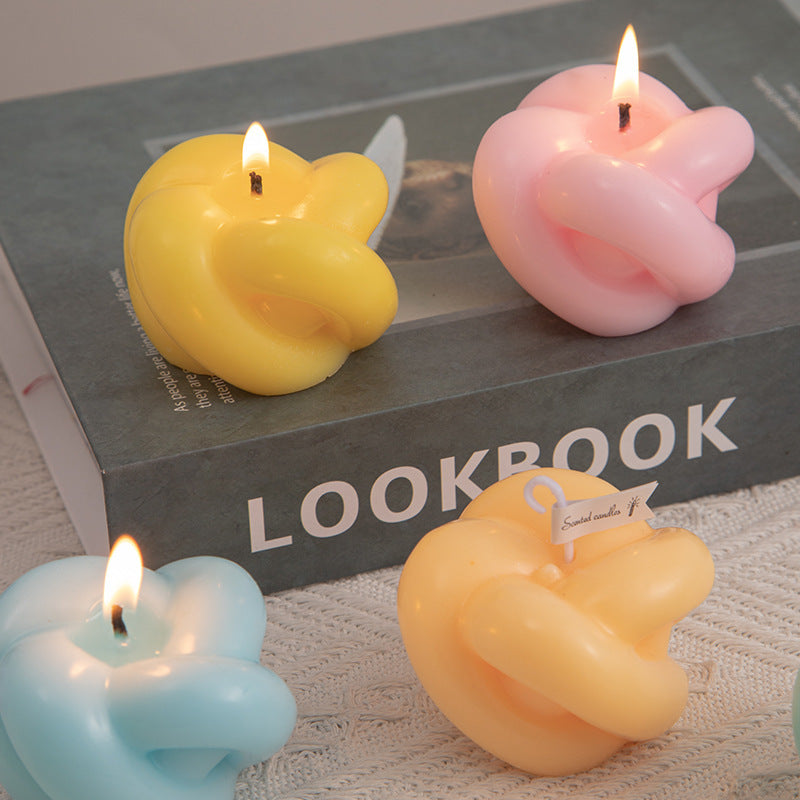 Knot Shaped Soy Wax Candle