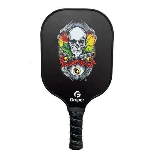 Skull Pattern Pickleball Paddle