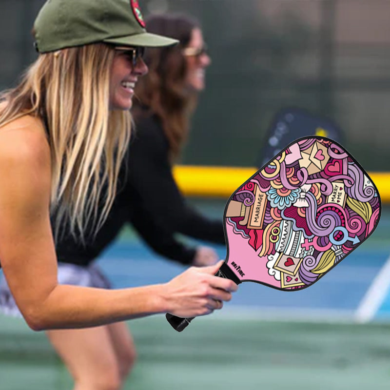 Marry Me Pickleball Paddle Carbon Fiber Pickleball Racket