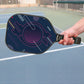 Pickleball Paddle with Balls & Cover - Made of Honeycomb Double-sided Glass and Carbon Fibre